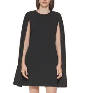 Calvin Klein cape dress